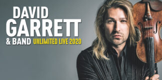David Garret: porta in Italia il suo spettacolare tour mondiale “Unlimited Live”