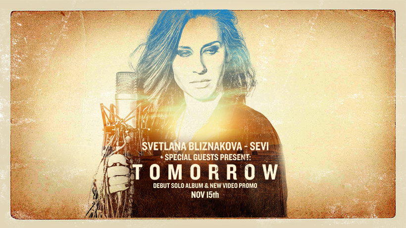 SVETLANA BLIZNAKOVA annuncia il primo album solista “TOMORROW”