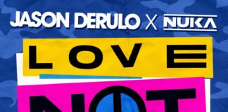 JASON DERULO: in radio “LOVE NOT WAR (THE TAMPA BEAT)” insieme a NUKA