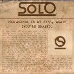 “Propaganda in my eyes, again (you’re erased)” è il nuovo singolo e videoclip di SOLO