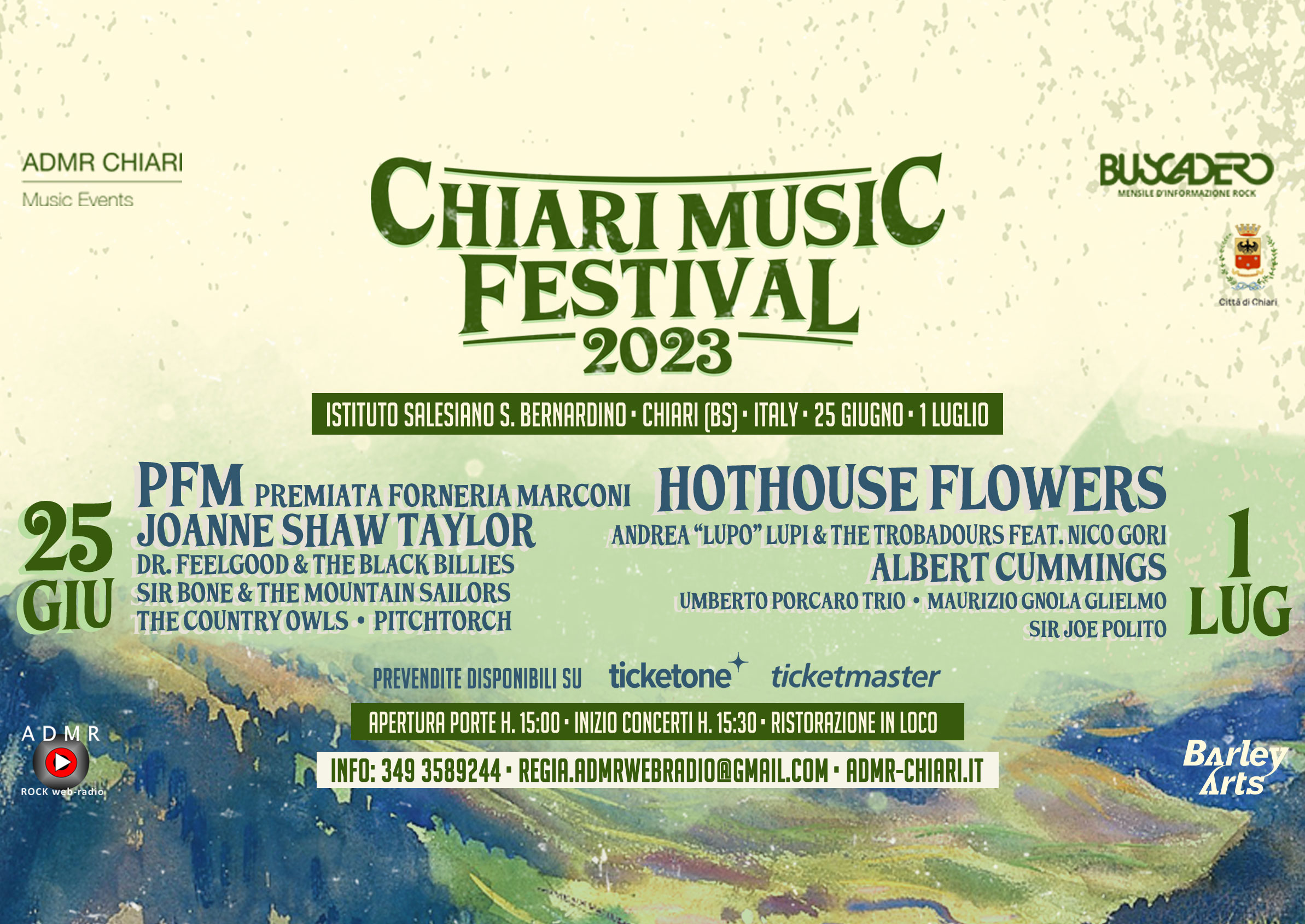 Il CHIARI MUSIC FESTIVAL 2023 si presenta