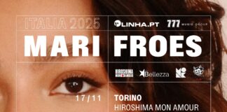 MARI FROES: al via il primo tour italiano